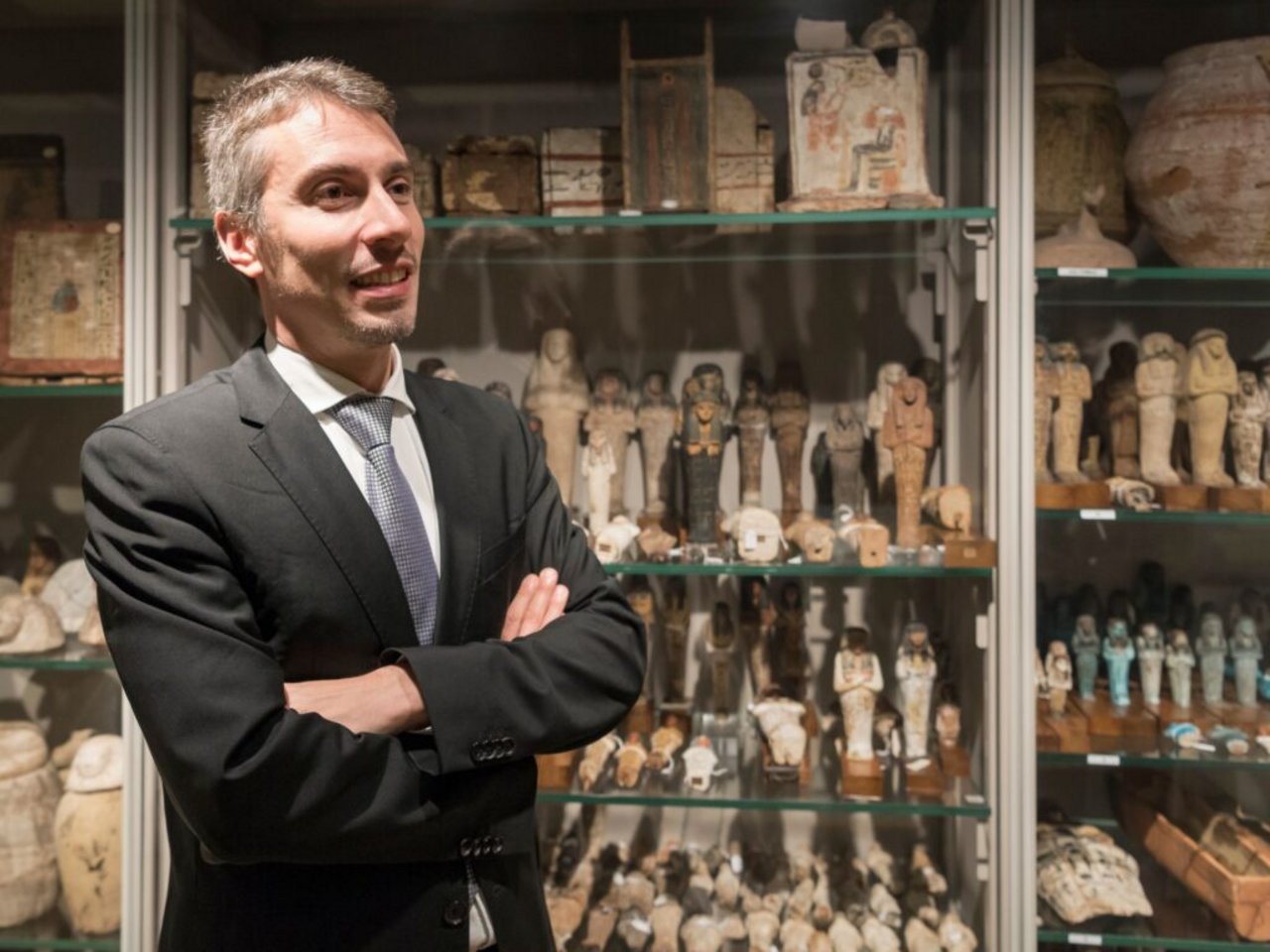 Il direttore Christian Greco al Museo Egizio di Torino