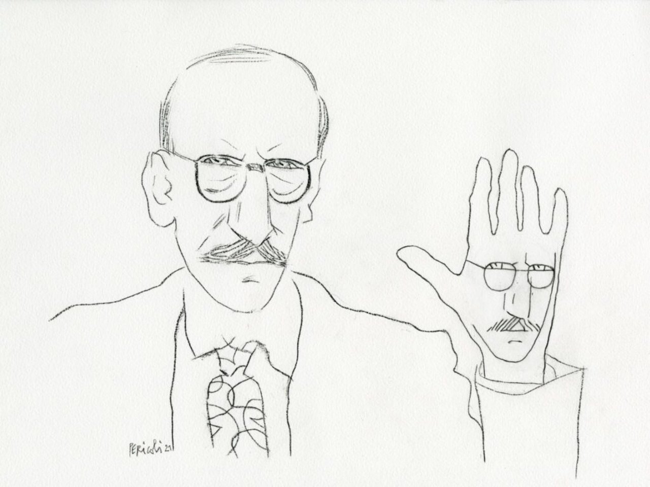 Ritratto di Saul Steinberg
