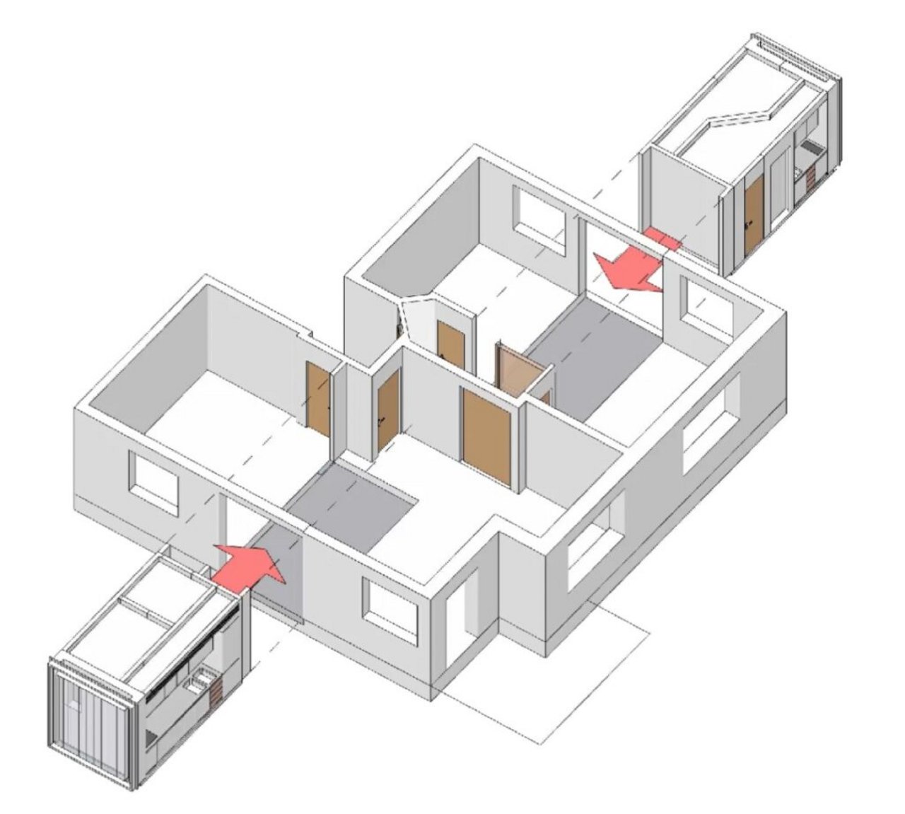 Plug-in technomodules